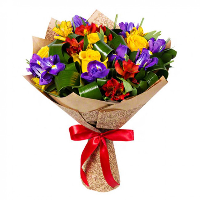 Букет цветов "Яркие истории " Букет цветов "Яркие истории "